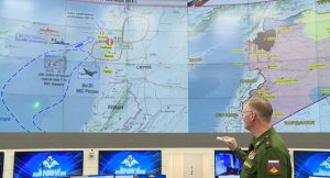 ضابط روسي يشرح بوزارة الدفاع في أنقرة كيفية اسقاط طائرة ايل الروسية قرب السواحل السورية