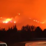 حرائق في الفريكة بمنطقة الغاب بريف حماة (سانا)