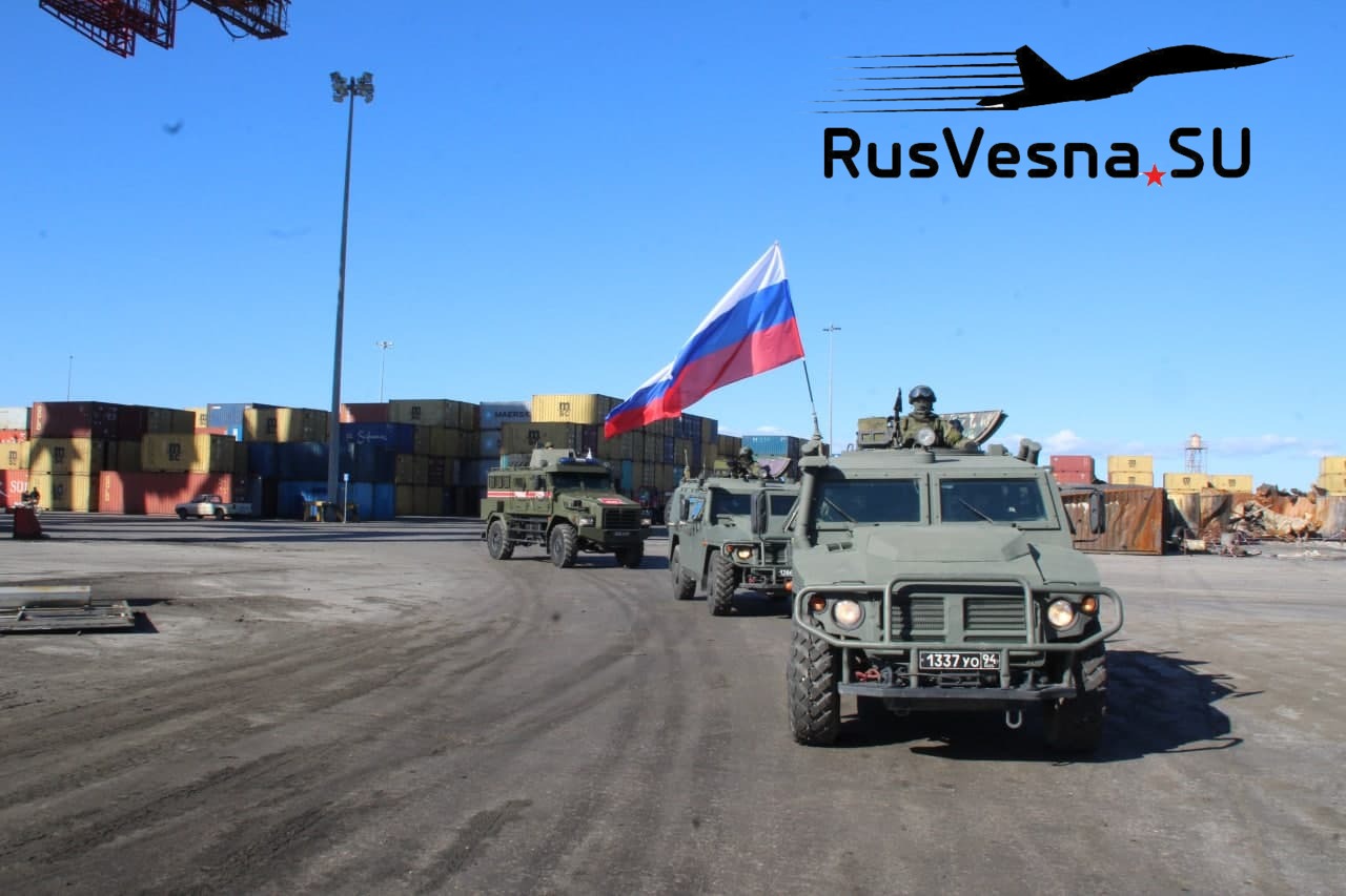 دورية روسية في ميناء اللاذقية- 18 يناير/ كانون الثاني 2022 (rusvesna)